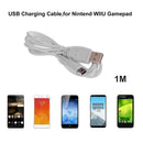 USB Charging Cable 1m Data Power Charger Wire for Nintend WIIU Gamepad Newly