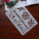 Hollow Ruler Theme Template DIY Photo Album Drawing Tool Lace Edge