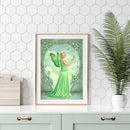 5D DIY Diamond Painting Butterfly Angel Full Round Rhinestone Home Decor Pict