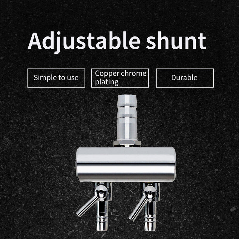 Air Oxygen Volume Control Valve Aquarium Fish Tank Stainless Steel Distribu