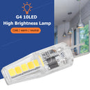 2W 180LM G4 LED Bulb 220V AC Tri-Color Energy Saving SMD2835 10 LED Bulb Lamp