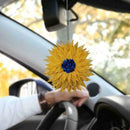 Ukrainian Flag Sunflower Car Pendant Auto Rearview Mirror Ornaments X8D0 E6B4