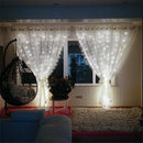 200 LED Fairy String Lights Garland Curtain Lamp with Remote (White) Newly
