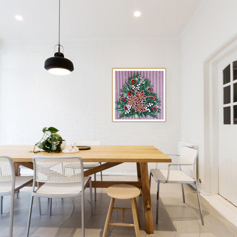 Christmas Tree 5D Part Drill Special Shaped Kit DIY Diamond Painting Ornaments