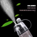 600mL Sport Spray Kettle Outdoor Cycling Camping Leakproof Water Drinking Bottle