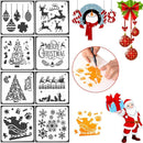 Decorative Flower Template Embossing Christmas Hollow Stencils Scrapbooking