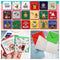 With Envelope Mini Greeting Cards Merry Christmas Postcard Xmas Patterns