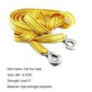 Car Tow Towing Pull Rope Strap Double Layer Thicken Fabric 4M Heavy Duty 5 Ton