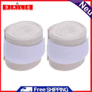 2 Pair 2.5m Sports Cotton Kick Boxing Bandage Sanda Wrist Hand Gloves (White)