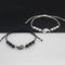 Yang Charm Pendant Jewelry Yin Yang Charm Wristband Weaving Rope Couple Bracele
