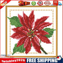 Partial Cross Stitch Kit December 14CT Counted DIY Needlework Decor (H434)