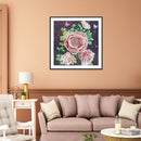 5D DIY Special Shaped Diamond Painting Flower Embroidery Kits Bedroom Wall De