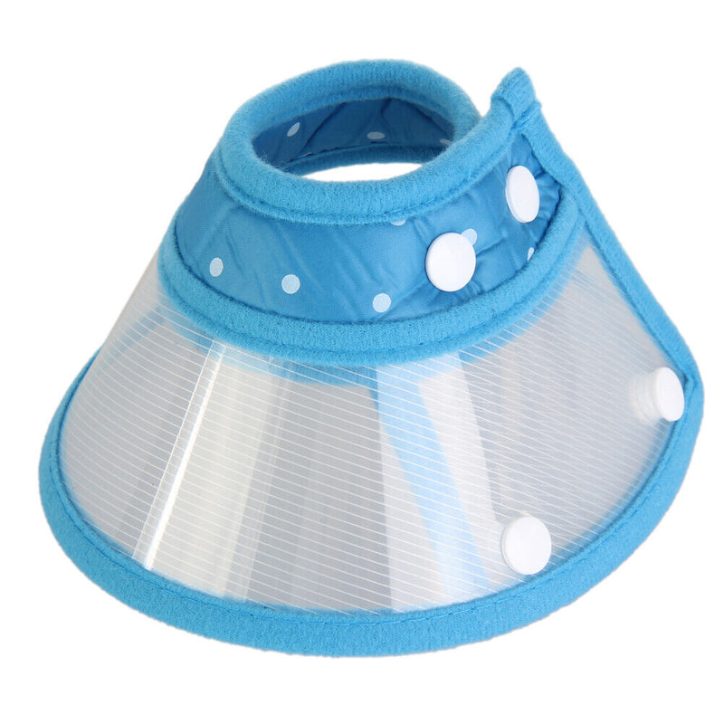 Pet Protective Collar Cover Anti Bite Wound Healing(Blue)(S) Newly