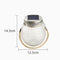 LED Solar Lamp Cracked Glass Ball Hanging Light Garden Decor (White 30LED) Newly