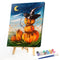 Oil Paint By Numbers Pumpkin Halloween Frameless Picture Home Living Room Decor