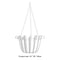 Metal Garden Balcony Flowerpot Iron Hangers for Home Wall Outdoor Decoration