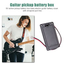 9V Pickup Battery Holder Case Box Compartment Cover Acoustic Guitar Replacement