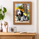 5D DIY Diamond Painting Full Round Drill Welcome Dog Wall Decor Rhinestone Art