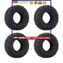 4pcs Rubber Wheel Tire for Axial SCX24 90081 Gladiator 1/24 RC Crawler Car Parts