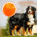 Pet Dog Bite Resistant Sound Molar Ball Training Interactive Ball (Orange) Newly