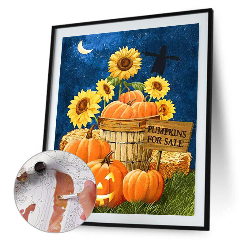 Halloween 40x50cm Oil Paint By Numbers DIY Painting