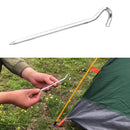 10/20pcs 18cm Tent Pegs Aluminum Alloy Awning Canopy Floor Stakes Ground Nail