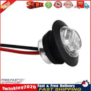 5pcs 12V-24V 3 SMD LEDs Trailer Side Marker Lights Clearance Light (White) Newly