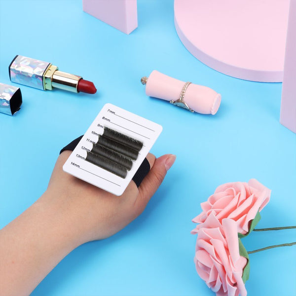 Display Pallet Eyelash Extension Holder Acrylic Lash Tray Back Of The Hand
