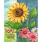 Letter Sunflower Oil Paint By Numbers Kit DIY Acrylic Painting Home Decoration