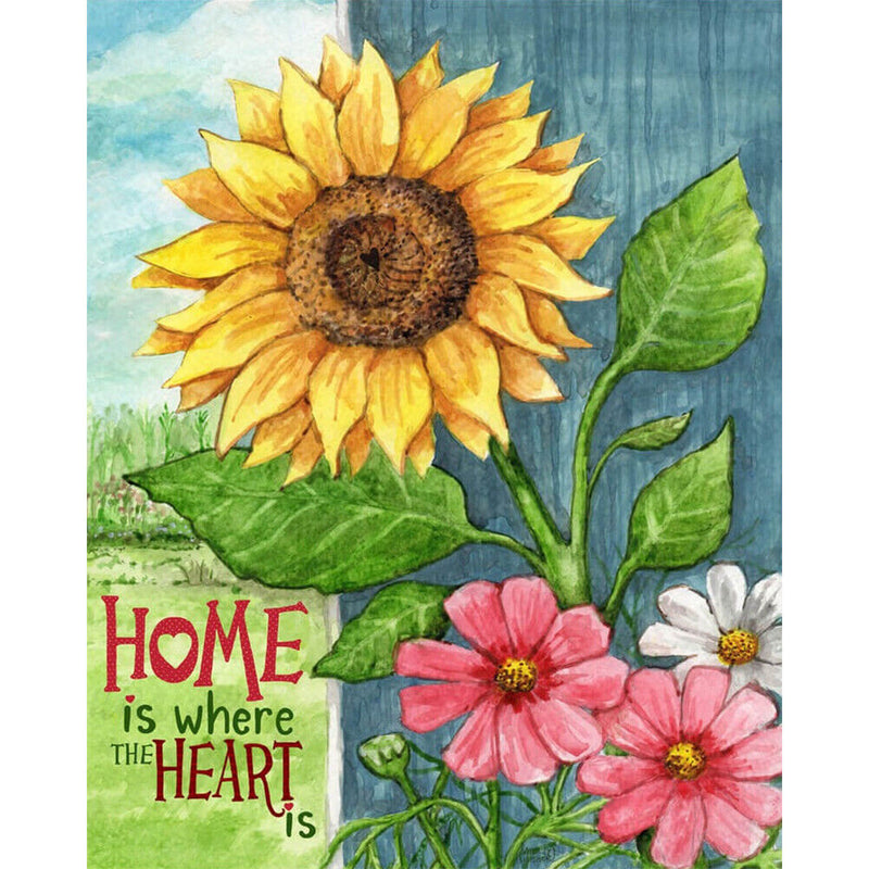 Letter Sunflower Oil Paint By Numbers Kit DIY Acrylic Painting Home Decoration