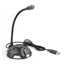 Voice Microphone Wired Rgb Laptop Microphone for Computer Recording Confere