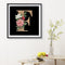 5D DIY Diamond Painting Flower Letter F Full Round Drill Mosaic Home Decoration