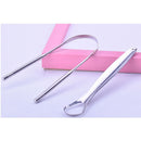 Tongue Scraper Cleaner Dental Cleaning Stainless Steel Oral Hygiene