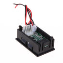Plastic Car Electromobile Motorbike Voltage Meter 0-100V Voltammeter(Black)