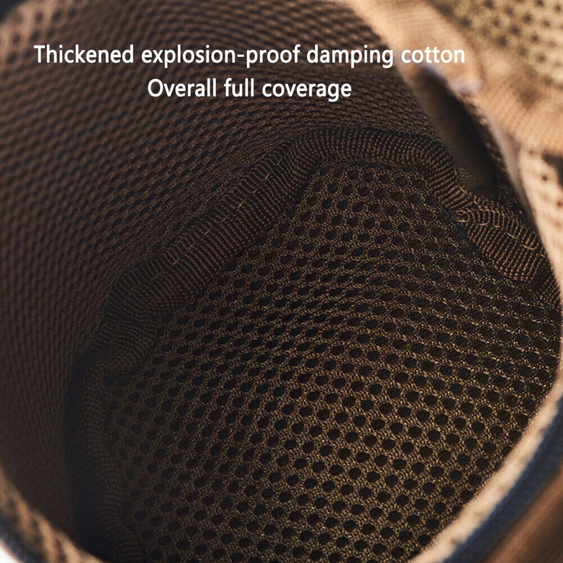 Camping Gas Tank Bag LPG Fuel Can Protective Sleeve MOLLE Tissue Bags (A) Newly