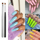 Almond Shape Pro 9 Size Easy French Smile Cut V Line Tips Manicure Edge Trimmer