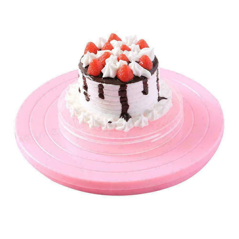 Rotating Revolving Plate Cake Decorating Turntable T1E2 Baking DIY Display Z1H3