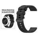 20mm Silicone Wrist Strap for Amazfit GTR 42mm/GTS/BIP/BIP Lite (Black) Newly