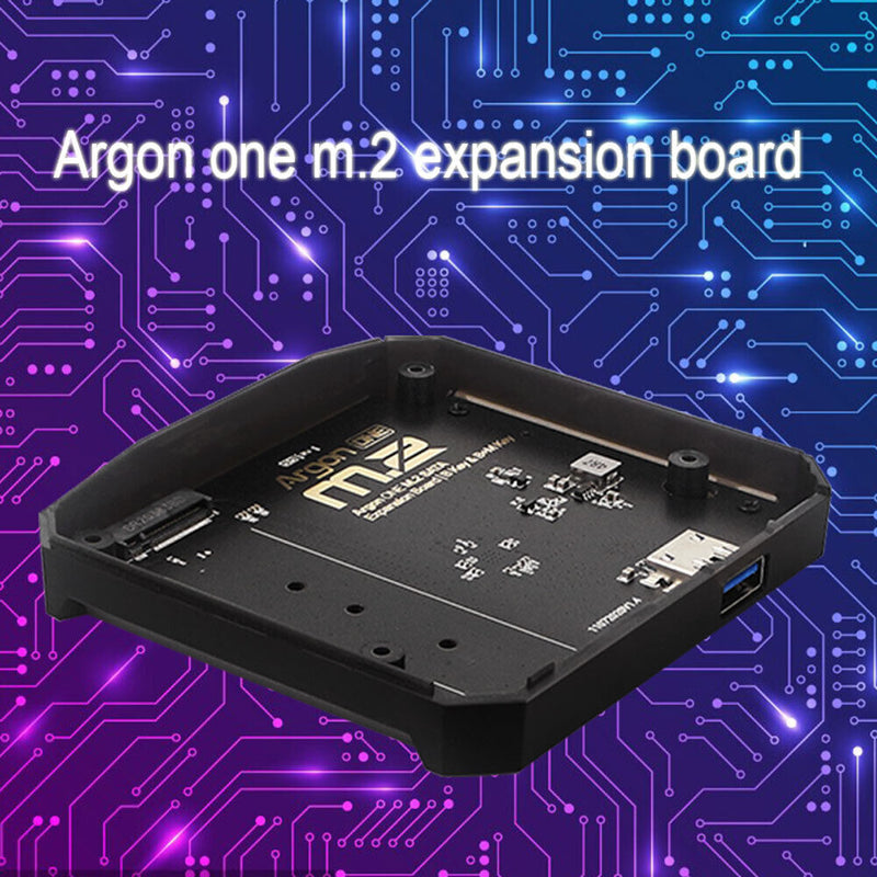 Argon ONE M.2 Expansion Board USB 3.0 to SATA SSD Adapter for Raspberry Pi 4B