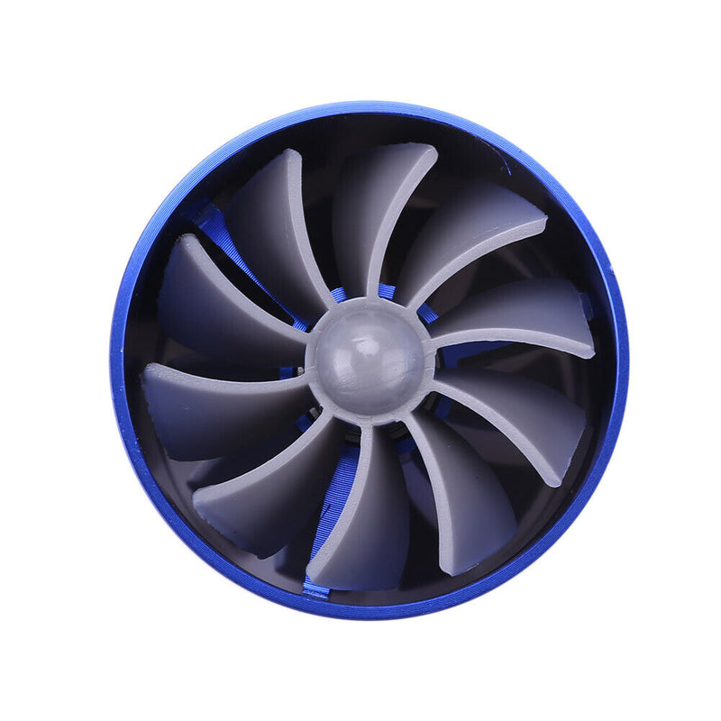 Car Modification Recording Turbine Gas Saver Supercharger Fit for Air Intake Sch
