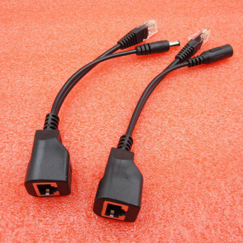 Ethernet-PoE-Adapter-Injector & Splitter Kit Supports 12V Neu Power-over- M2C5