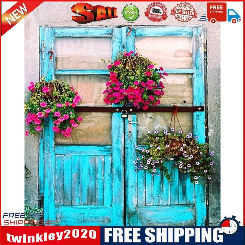 Oil Paint By Numbers Picture DIY Drawing Garden House Painting Kit Artwork