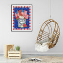 Diamond Painting Flag Full Round Drill Picture of Rhinestone DIY Drawing Kit