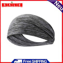 Sports Headband Men Women Running Quick Drying Elastic Hair Band (White)