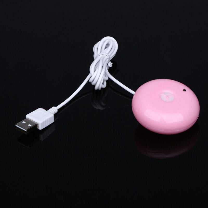 ABS Water Portable Mini Air Ultrasonic Home Humidifier DC Pink
