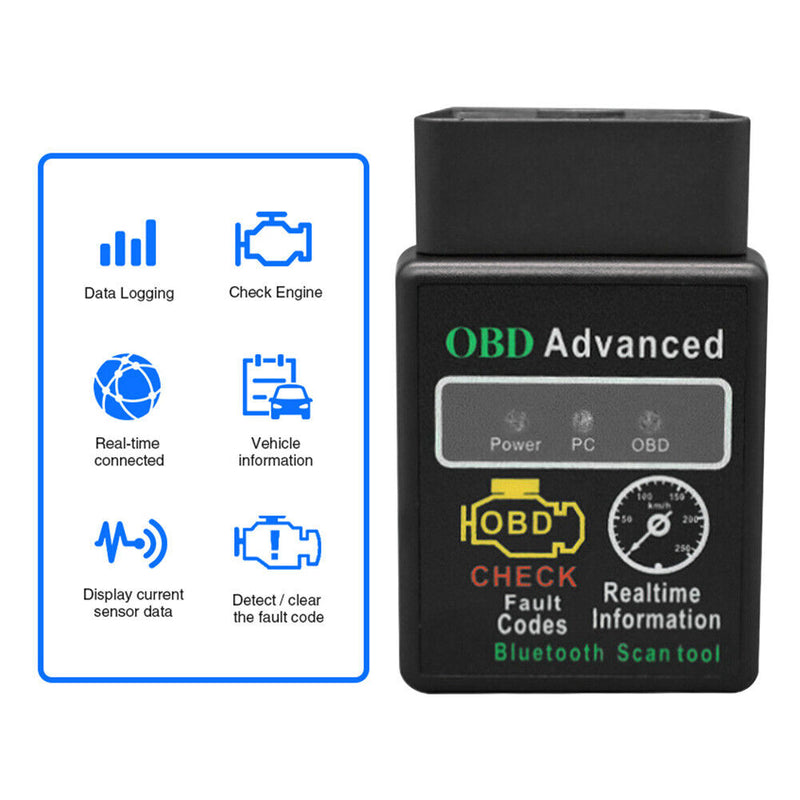 ELM327 V2.1 Bluetooth-compatible 5.1 OBD2 Scanner Auto Analyzer Diagnostic