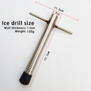 Ice Fishing Auger Drill Tent Pegs Fixed Winter Fishing Rod Holder Drill (1)