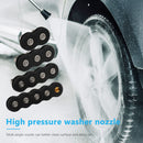 Stainless Steel Pressure Car Washer Sprayer Nozzle Tip for Auto (4 Nozzles)