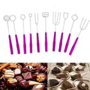Steel Chocolate Dipping DIY Tool Set 10 Piece of Chocolate Set P9G9 E7M9