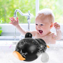 Cute Duck Baby Water Bathing Toys Chain Clockwork Kids Beach Toys (Black) Newly